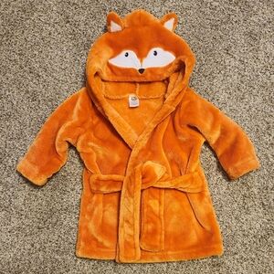 Cozy Orange Fox Kids Pajamas